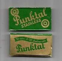 Punktal Stainless  - partateräkääre sisällä partaterä