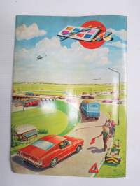 Värityskirja, autoja - kannessa Ford Mustang -colouring book