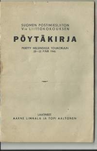 AlexanSuomen Postimiesliiton Pöytäkirja 1945