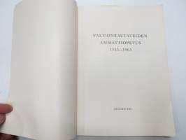 Valtionrautateiden ammattiopetus 1913-1963