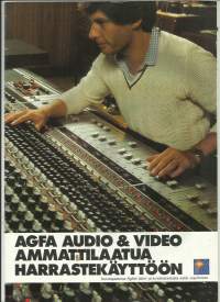 Agfa Audio &amp; Video  esite 1980- luku   18 sivua