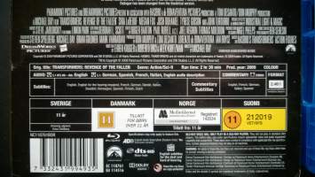 Transformers - Revenge of the fallen - Transformers - Kaatuneiden kosto Blu-ray - elokuva (suom. txt) 2disc + pahvikansi