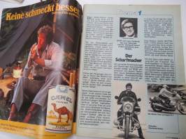 Motorrad 1979 nr 4, Tuning Ducati 1000 SS, Doppeltest Kawasaki Z 1000 ST und Mk II, Kette oder Kardan, BMW R 45/R 50 usw. -moottoripyörälehti