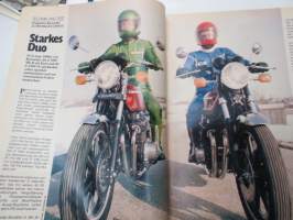 Motorrad 1979 nr 4, Tuning Ducati 1000 SS, Doppeltest Kawasaki Z 1000 ST und Mk II, Kette oder Kardan, BMW R 45/R 50 usw. -moottoripyörälehti