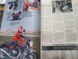 Motorrad 1979 nr 4, Tuning Ducati 1000 SS, Doppeltest Kawasaki Z 1000 ST und Mk II, Kette oder Kardan, BMW R 45/R 50 usw. -moottoripyörälehti