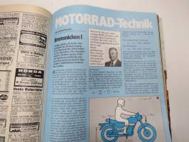 Motorrad 1979 nr 4, Tuning Ducati 1000 SS, Doppeltest Kawasaki Z 1000 ST und Mk II, Kette oder Kardan, BMW R 45/R 50 usw. -moottoripyörälehti