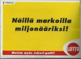 Veikkaus / Näillä markoilla niljönääriksi  / Lotto  - hiirimatto, mainosalusta koko A4