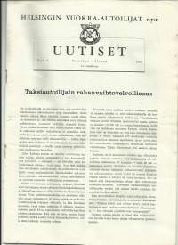 Helsingin vuokra-autoilijat ry Uutiset  1966 nrpt 7-8