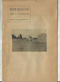 Bomarsund / Axel E Danielsson 1925    20 sivua