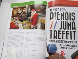 Resiina 2015 nr 1 (190.) -rautatieharrastelehti / railways hobby magazine