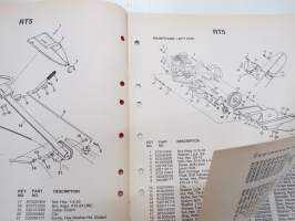 Jonsered RT 5 - FT 5 Spare parts / Ersatzteile / Pièces détachées / Reserve onderdelen / Repuestos / Reservdelar