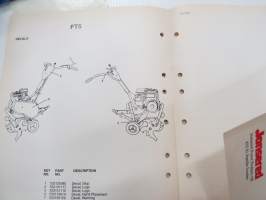 Jonsered RT 5 - FT 5 Spare parts / Ersatzteile / Pièces détachées / Reserve onderdelen / Repuestos / Reservdelar