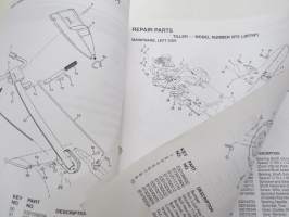 Jonsered RT 5 Tiller Spare parts / Ersatzteile / Pièces détachées / Reserve onderdelen / Repuestos / Reservdelar