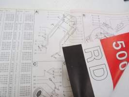 Jonsered 500 RD Spare parts / Ersatzteile / Pièces détachées / Reserve onderdelen / Repuestos / Reservdelar