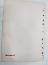 Jonsered LTH 18 Spare parts / Ersatzteile / Pièces détachées / Reserve onderdelen / Repuestos / Reservdelar