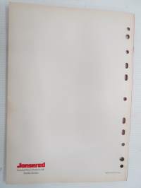 Jonsered LTH 16 Spare parts / Ersatzteile / Pièces détachées / Reserve onderdelen / Repuestos / Reservdelar