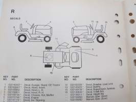 Jonsered LR 11 Spare parts / Ersatzteile / Pièces détachées / Reserve onderdelen / Repuestos / Reservdelar