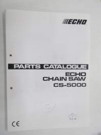 Echo Chain saw CS-5000 Spare parts catalogue -varaosaluettelo