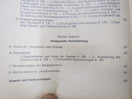 Metallfärbung -metallinvärjäys ja pintakäsittely