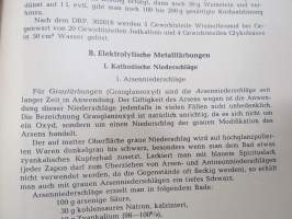 Metallfärbung -metallinvärjäys ja pintakäsittely