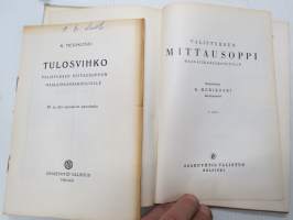 Valistuksen mittausoppi maalaiskansakouluille, mukana tulosvihko