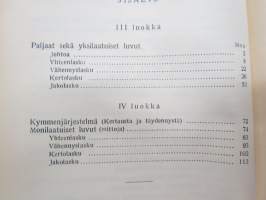 Kaupunkikansakoulun laskentokirja I 3. ja 4. luokkaa varten, mukana tulosvihko