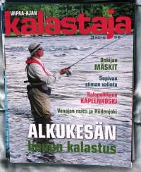 Vapaa-ajan Kalastaja 2018 N:o 3 -Onkijan mäskit-Sopivan siiman valinta-Vanajan reitti ja Hiidenjoki-Alkukesän hauenkalastus-Kalapaikkana Kapeenkoski. Paksu numero!