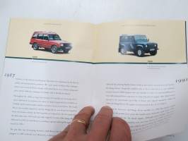 Land Rover 50 - Brief history -myyntiesite / sales brochure