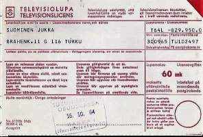 Televisiolupa  1966