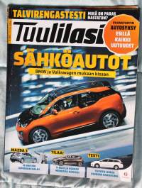 Tuulilasi 2013 N:o 13 - Talvirengastesti, mikä on paras nastaton?-Sähköautot, Mazda 3 Siperian halki-S-Max ja Espace uusiksi, Toyota Auris farkku