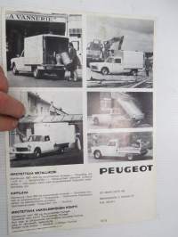 Peugeot 404 1976 -myyntiesite / sales brochure