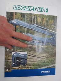 Loglift 61 F hydraulinosturi -myyntiesite / sales brochure