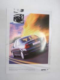 Opel Vectra 1999 -myyntiesite / sales brochure