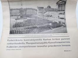 Kaartilainen 1936 nr 5- Suomen Valkoisen Kaartin oma lehti, ilmestynyt 28.5.1936 &quot;Vilppula, Tampere, Viipuri, Vaasa, Vöyri, Lapua&quot; -Finnish Army unit magazine