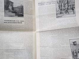 Kaartilainen 1936 nr 5- Suomen Valkoisen Kaartin oma lehti, ilmestynyt 28.5.1936 &quot;Vilppula, Tampere, Viipuri, Vaasa, Vöyri, Lapua&quot; -Finnish Army unit magazine