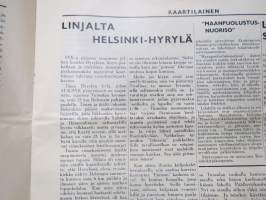 Kaartilainen 1936 nr 5- Suomen Valkoisen Kaartin oma lehti, ilmestynyt 28.5.1936 &quot;Vilppula, Tampere, Viipuri, Vaasa, Vöyri, Lapua&quot; -Finnish Army unit magazine