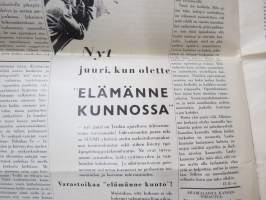 Kaartilainen 1936 nr 5- Suomen Valkoisen Kaartin oma lehti, ilmestynyt 28.5.1936 &quot;Vilppula, Tampere, Viipuri, Vaasa, Vöyri, Lapua&quot; -Finnish Army unit magazine