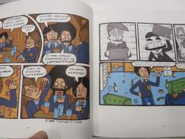 Kung Fu -poliisit -sarjakuva-albumi / comics album