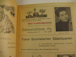 Turun kaupunginteatteri 1949/50 Oi Nuoruus -käsiohjelma