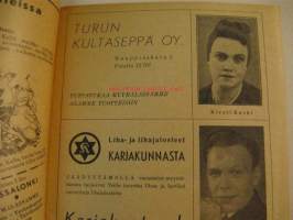 Turun kaupunginteatteri 1949/50 Oi Nuoruus -käsiohjelma