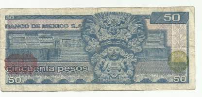 Meksiko  50 Pesos 1981  seteli