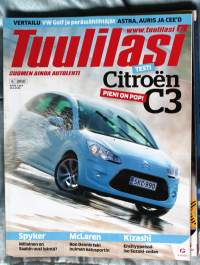 Tuulilasi 2010 N:o 6 - Vertailu VW Golf,Astra,Auris, Cee&#039;D-Citroen C3 testi-Spyker-McLaren-