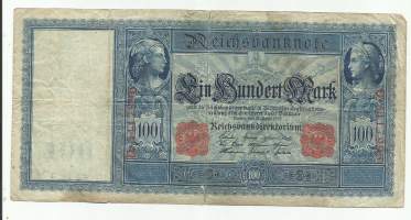 Saksa 100 Mark markkaa 1910 seteli