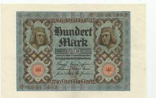 Saksa 100 markkaa 1920 seteli