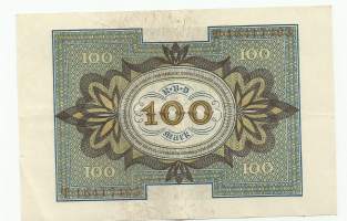 Saksa 100 markkaa 1920 seteli