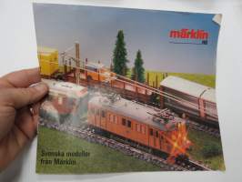 Märklin H0 Svenska modeller från Märklin 1987/88 -katalog / swedish models of Märklin