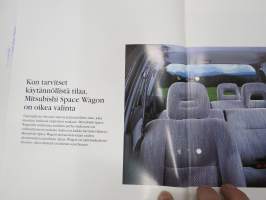 Mitsubishi Space Wagon 1998 -myyntiesite / sales brochure