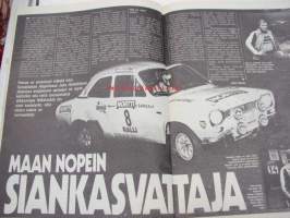 Vauhdin Maailma 1978 nr 1, Syntymäpäiväsankari Chevrolet Corvette 25v., Mitzi MZ TS 250/1, Renault Alpine A 442 V6, Rallimestari mallia Flying Finn Ari Vatanen...