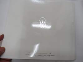 Maserati Quattroporte -press kit