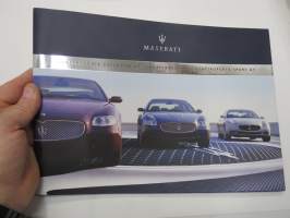 Maserati Quattroporte, Executive GT, Sport GT -myyntiesite / sales brochure